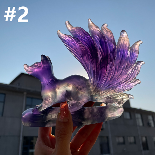 Fluorite Nine Tailed Fox