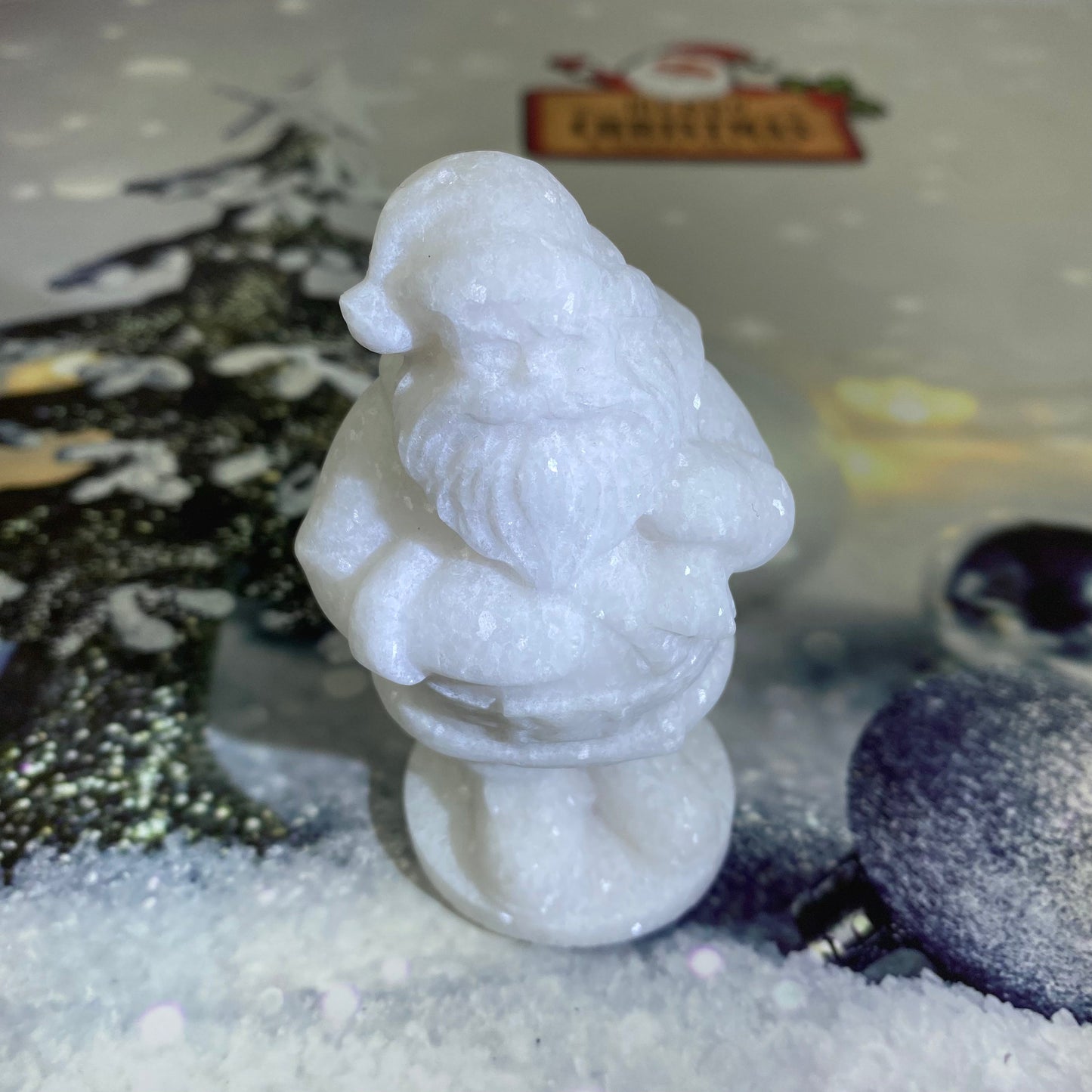 White Jade Santa