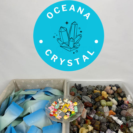 Natural Mystery Crystal Mini Carving Bag(1.2-1.6 inches)