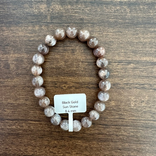 Black Gold Sunstone Bracelet