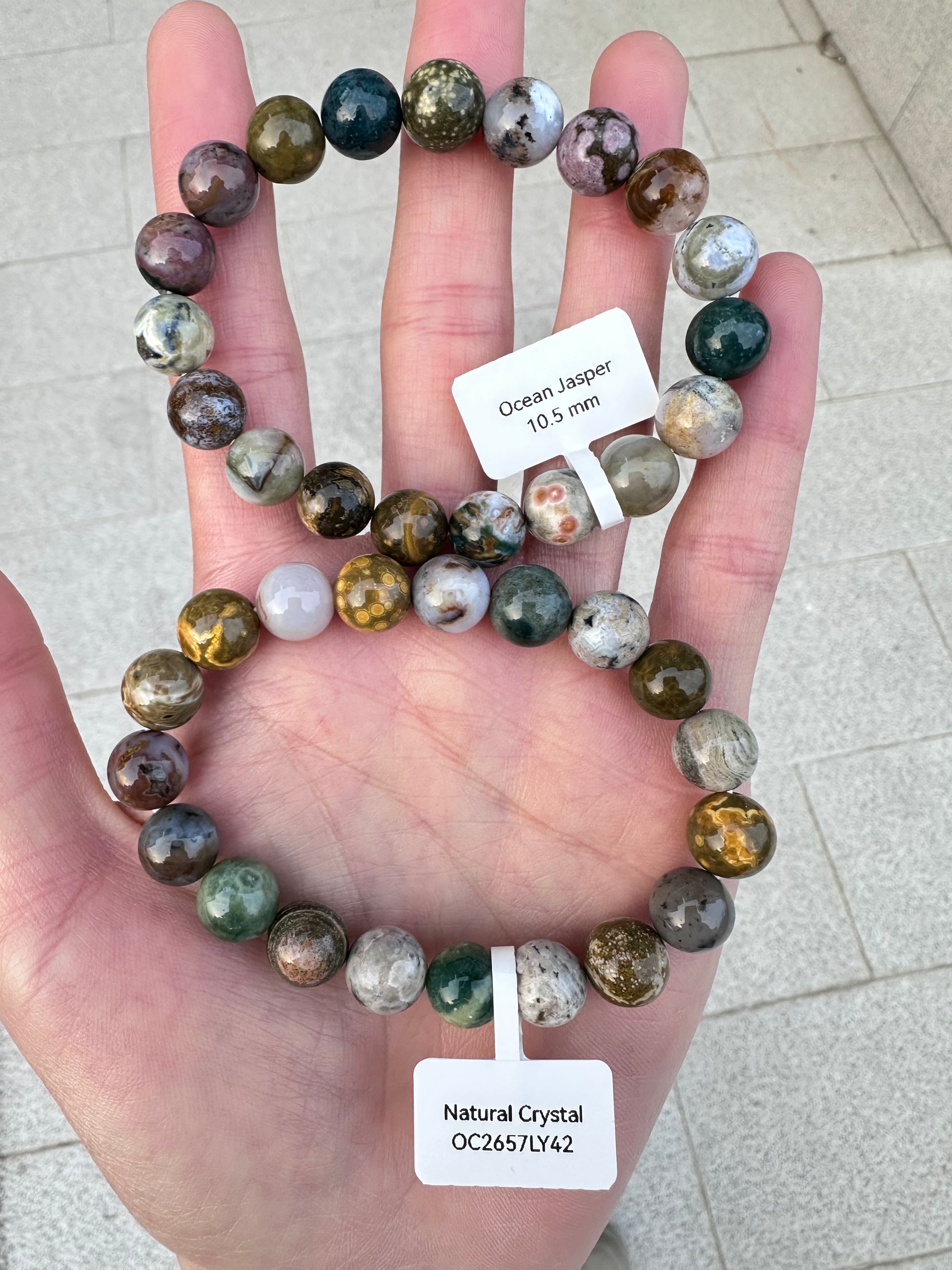 Natural Ocean Jasper Bracelets