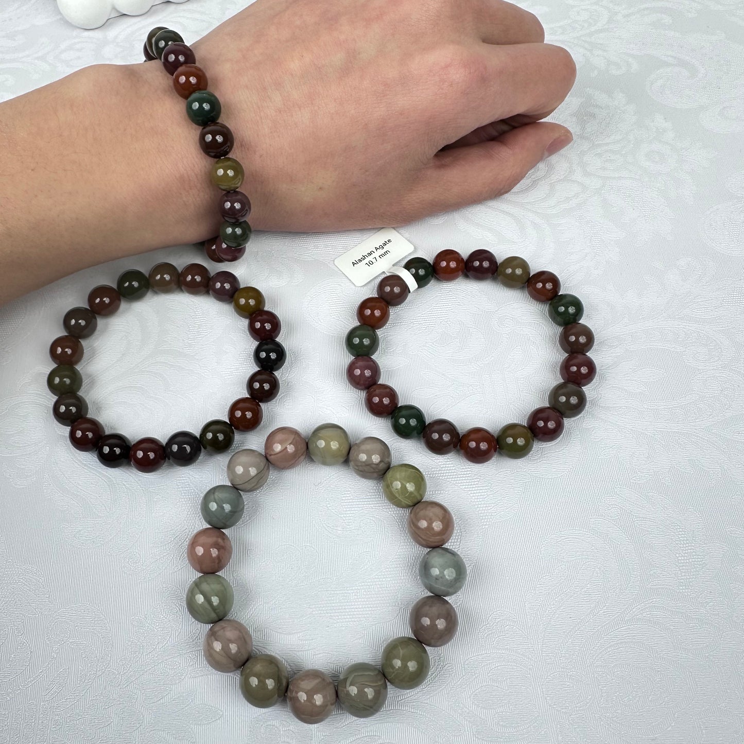 Natural Alashan Agate Bracelet