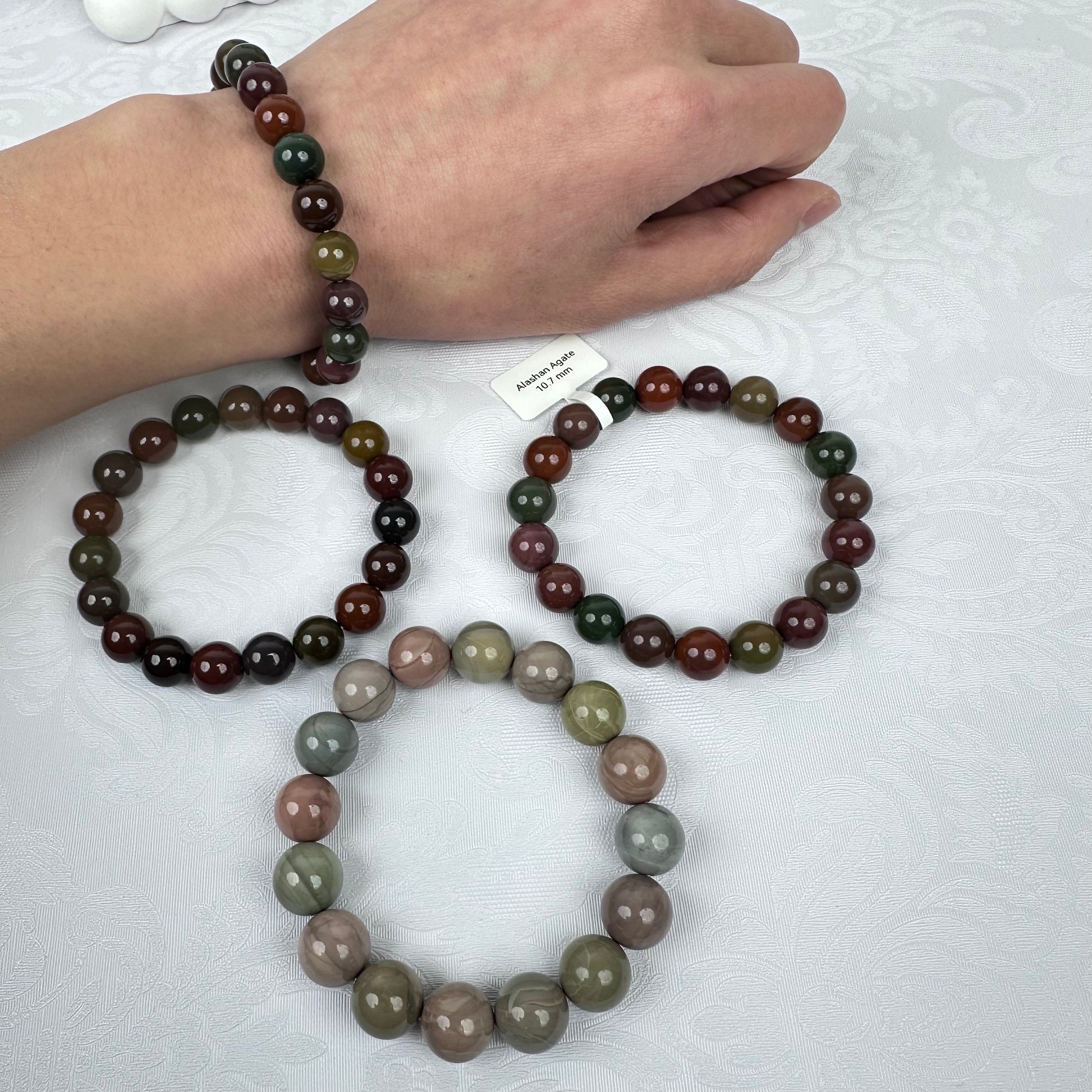 Natural Alashan Agate Bracelet