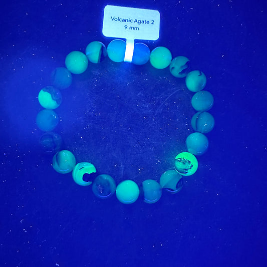 Natural Volcanic Agate Bracelet