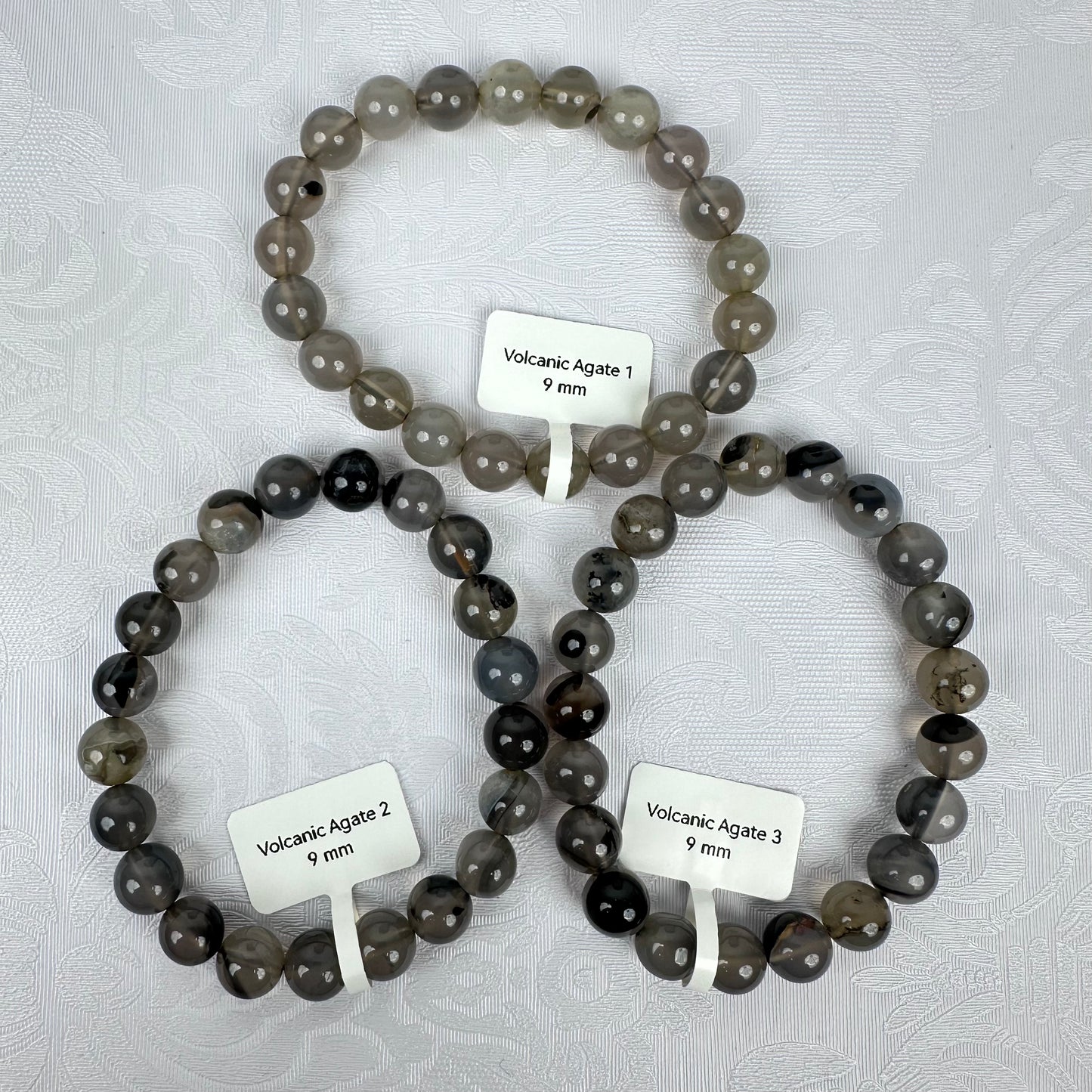 Natural Volcanic Agate Bracelet