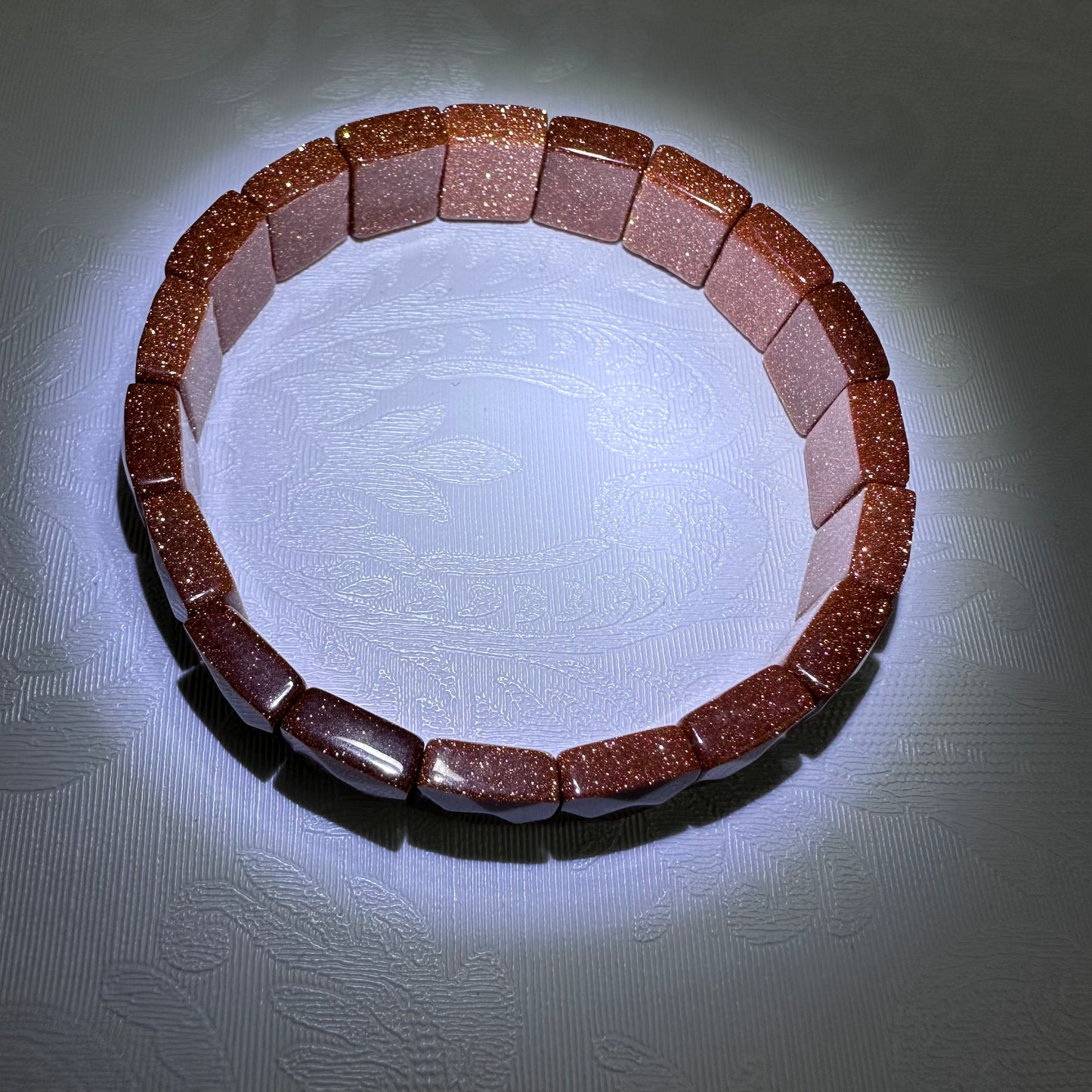 Goldstone Flat/Soft Bracelet