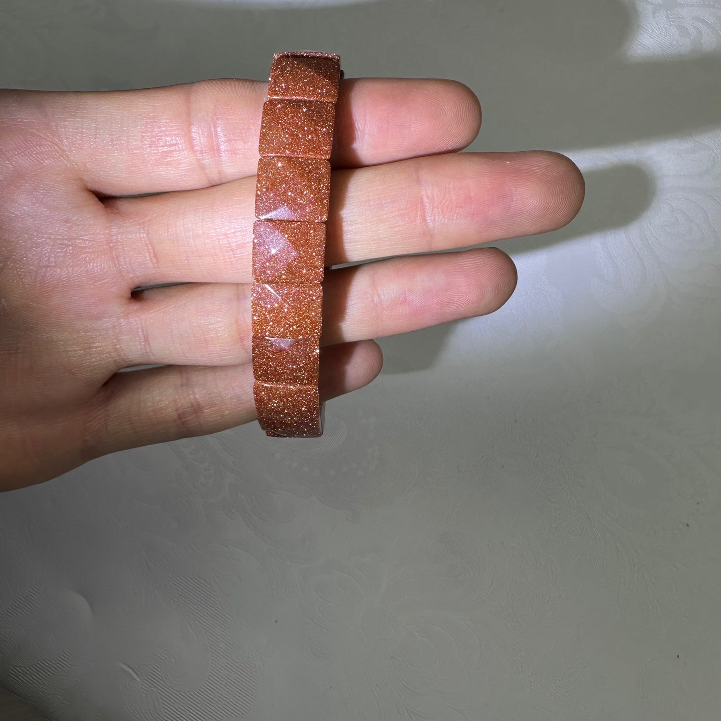 Goldstone Flat/Soft Bracelet