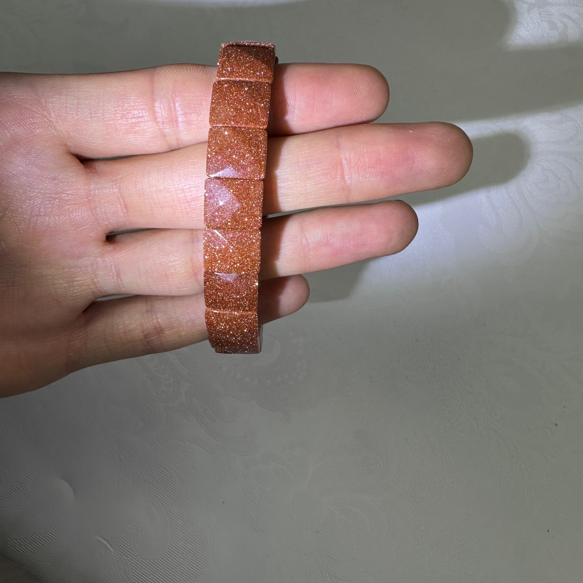Goldstone Flat/Soft Bracelet