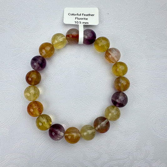 Natural Colorful Fluorite Bracelet