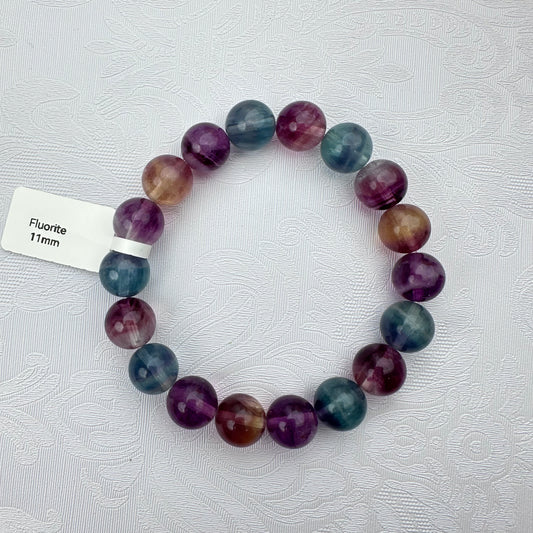 Natural Colorful Fluorite Bracelet