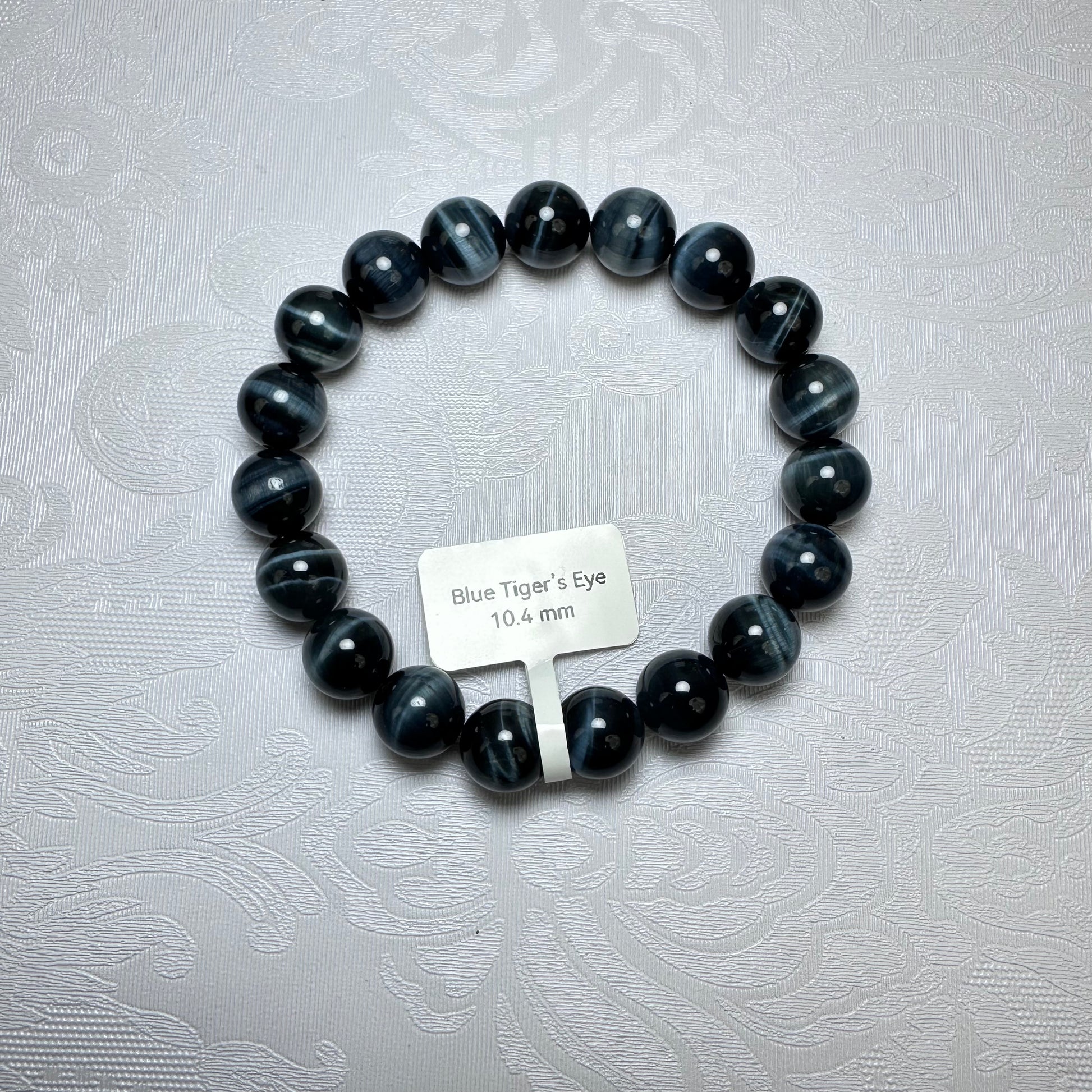 Natural Blue Tiger’s Eye Bracelet