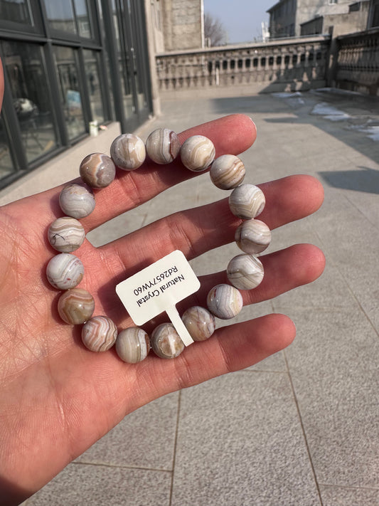 Natural Amethyst Agate Bracelet