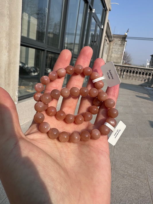 Natural Sunstone Bracelet