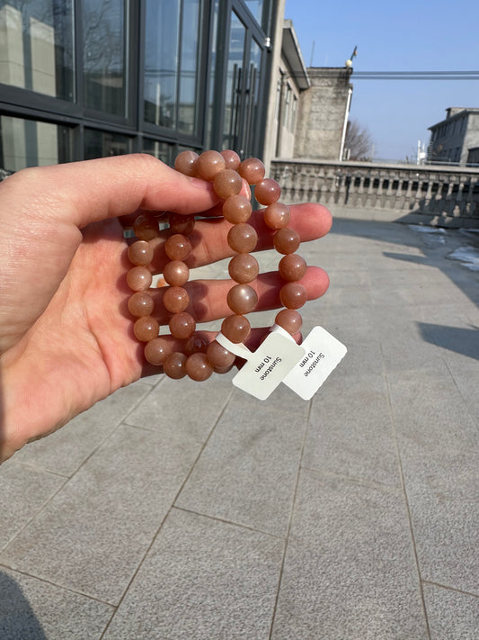 Natural Sunstone Bracelet