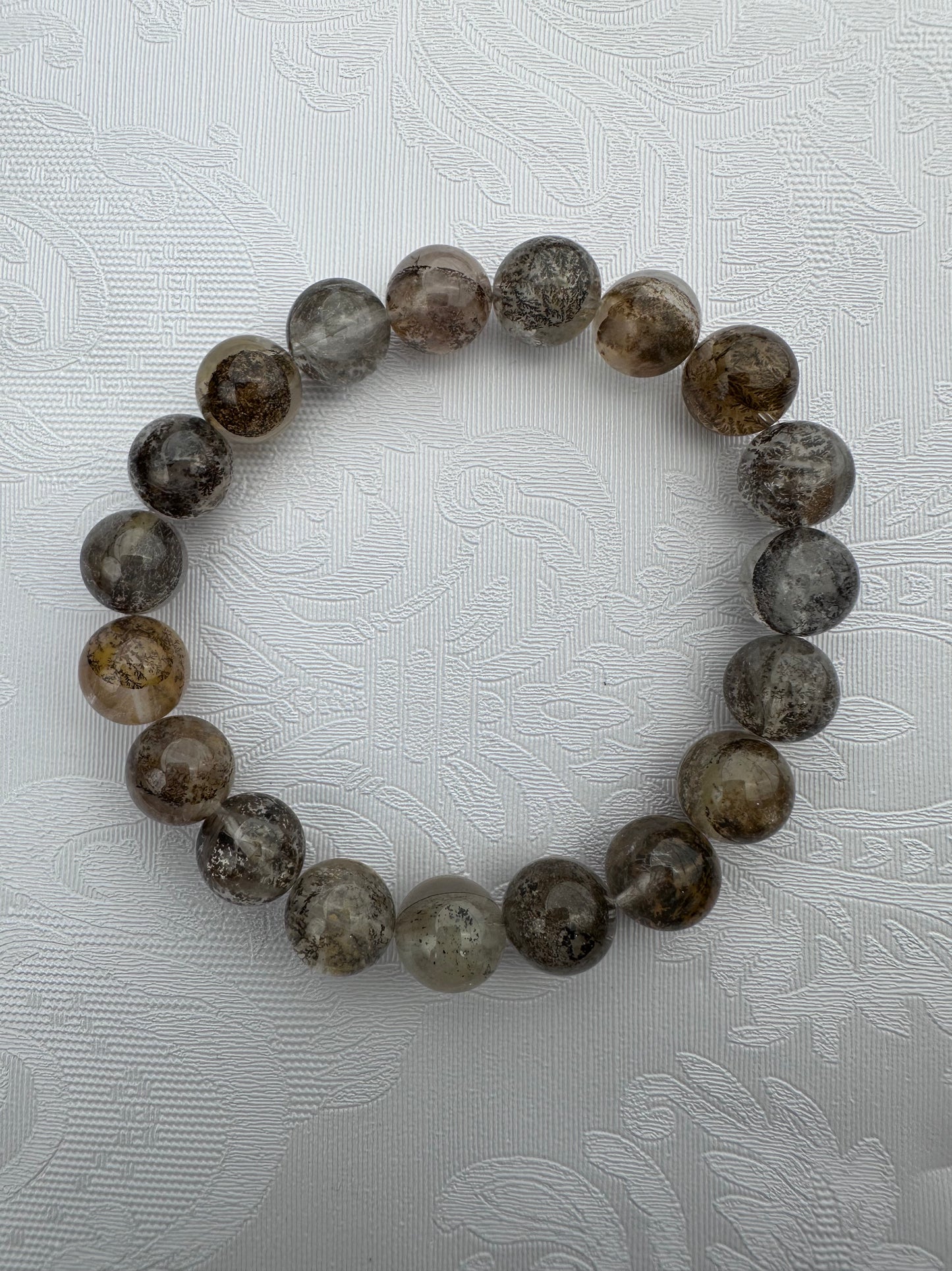 Dendritic Hematoid Quartz Bracelet