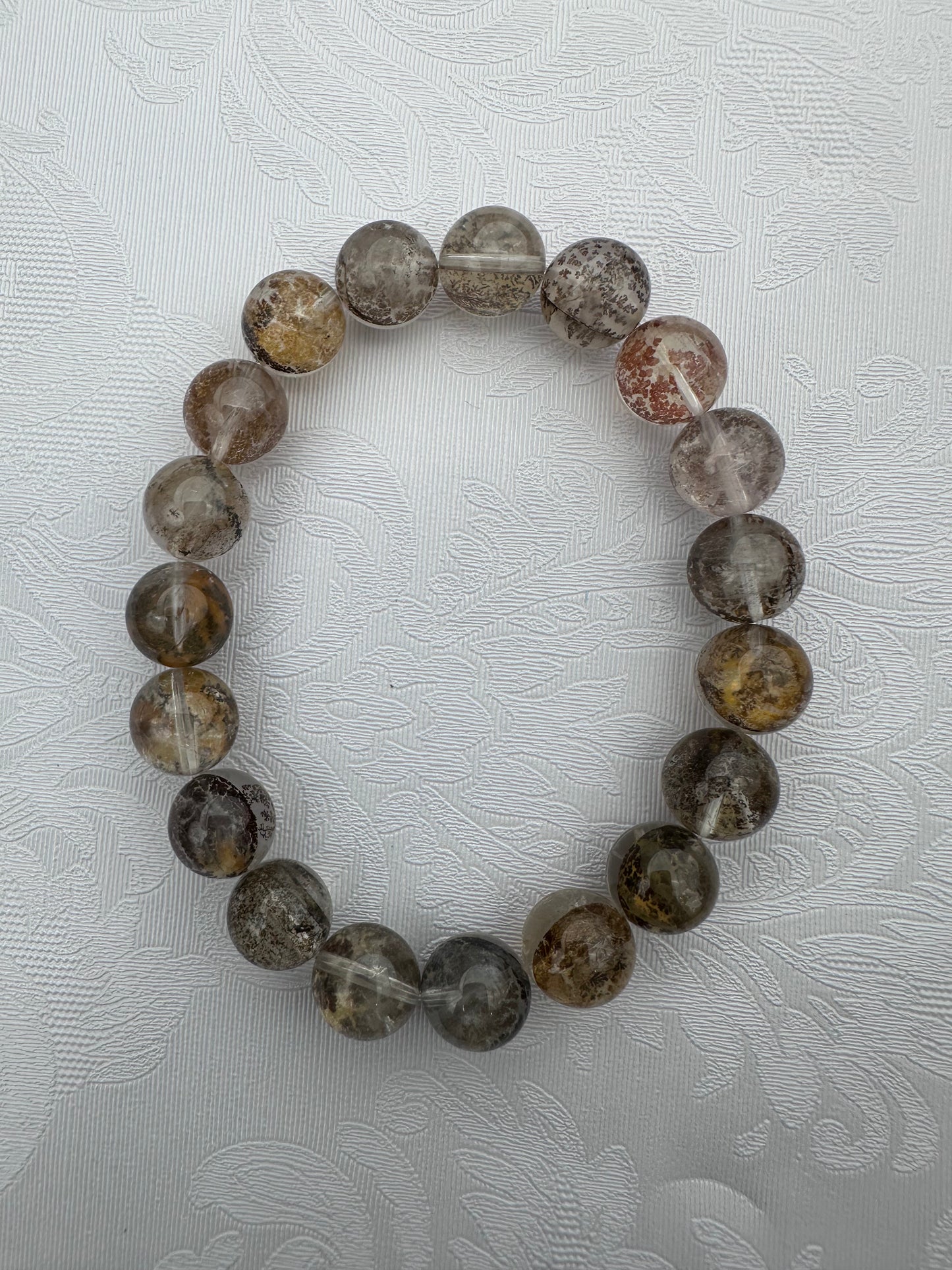 Dendritic Hematoid Quartz Bracelet