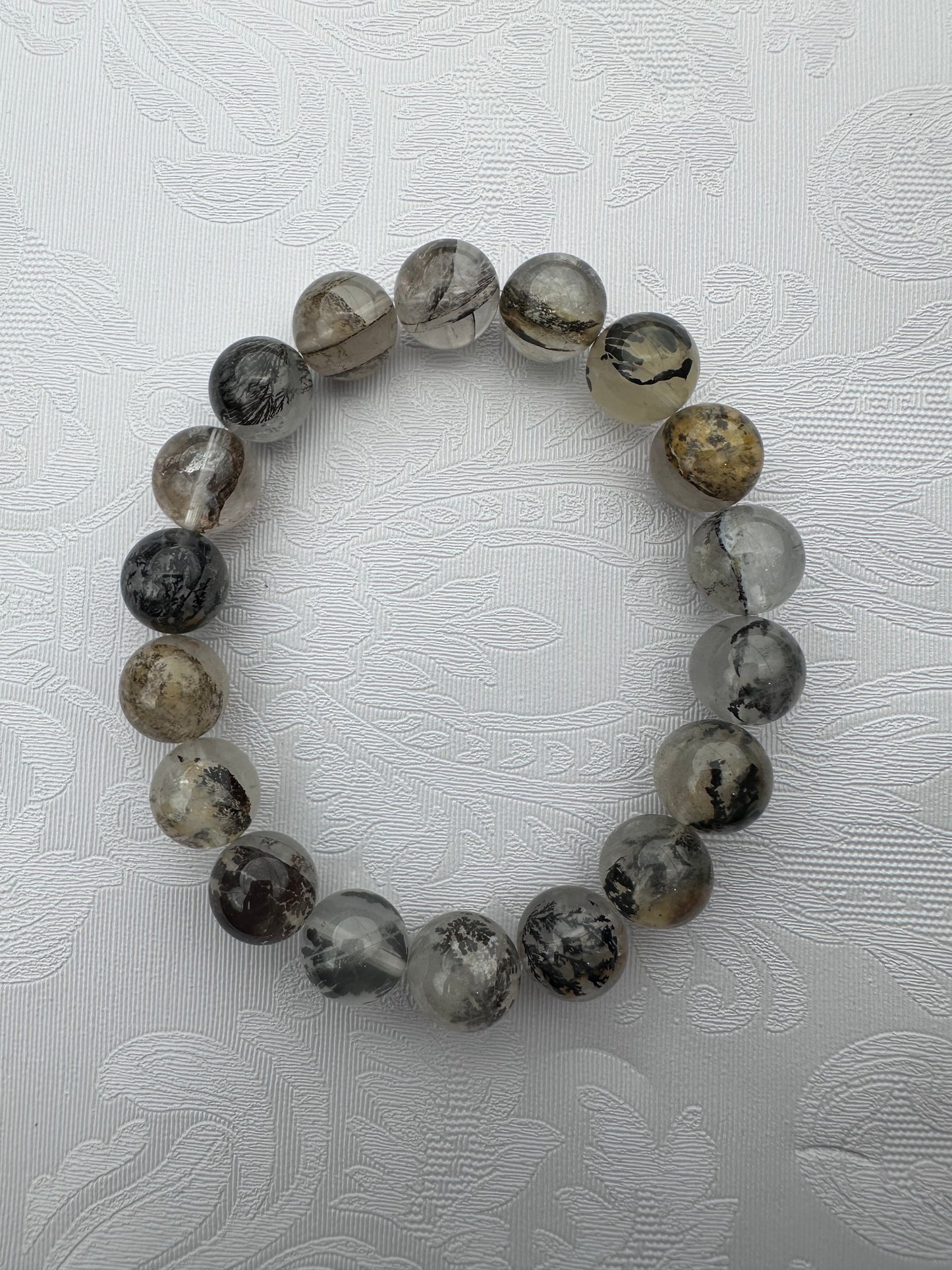 Dendritic Hematoid Quartz Bracelet