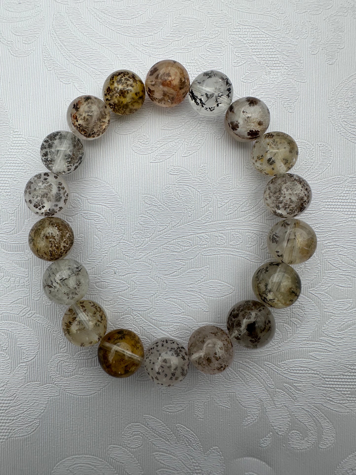 Dendritic Hematoid Quartz Bracelet