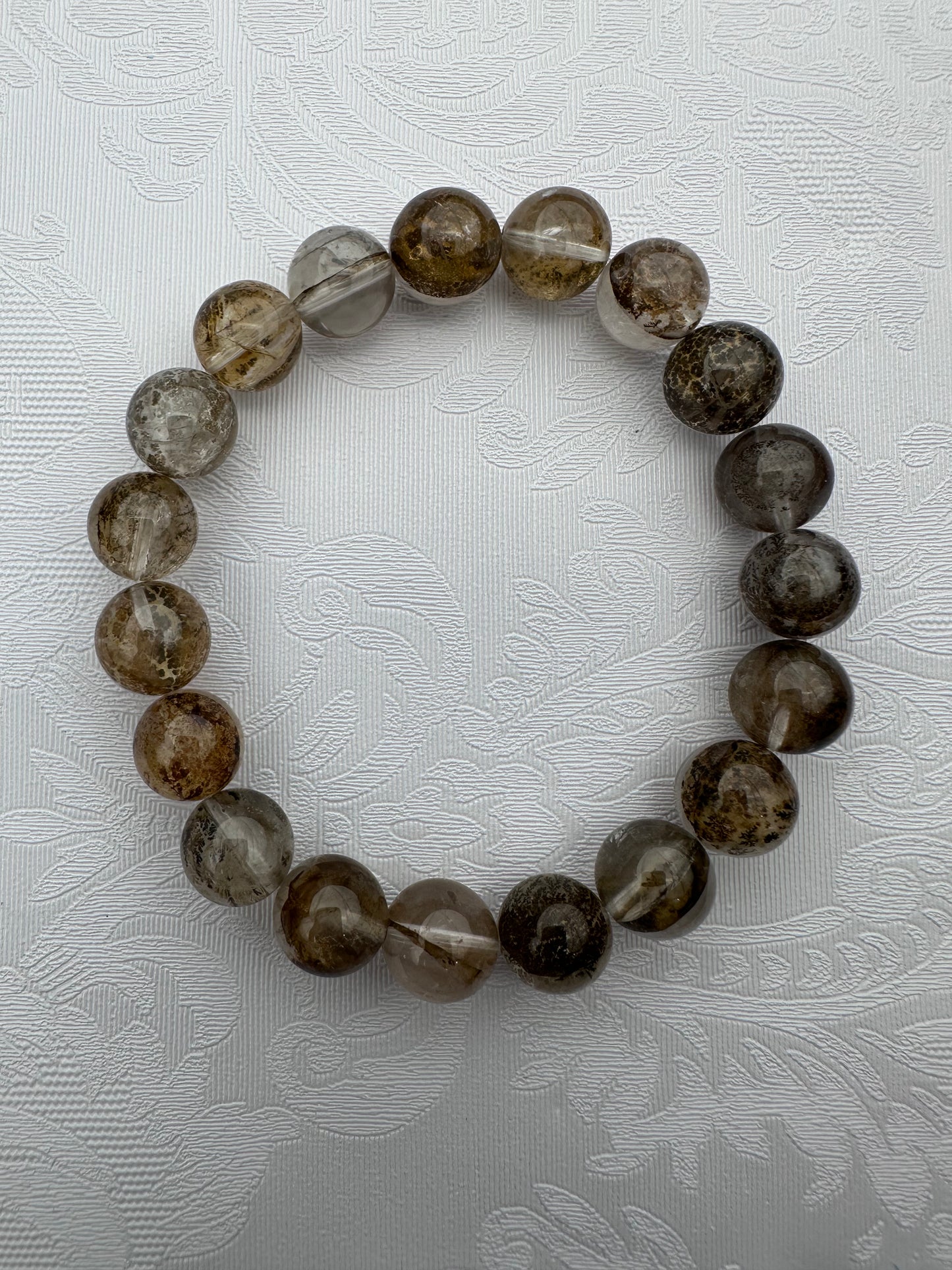 Dendritic Hematoid Quartz Bracelet