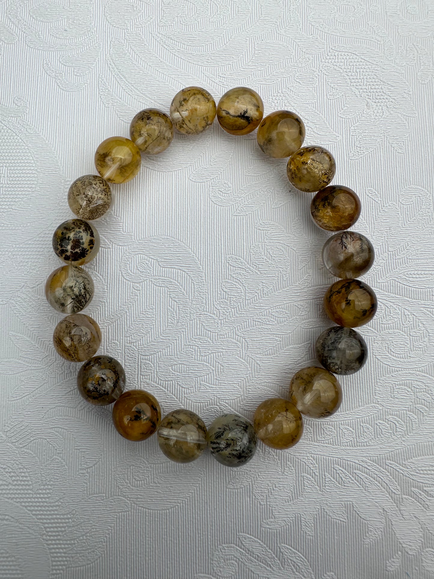 Dendritic Hematoid Quartz Bracelet
