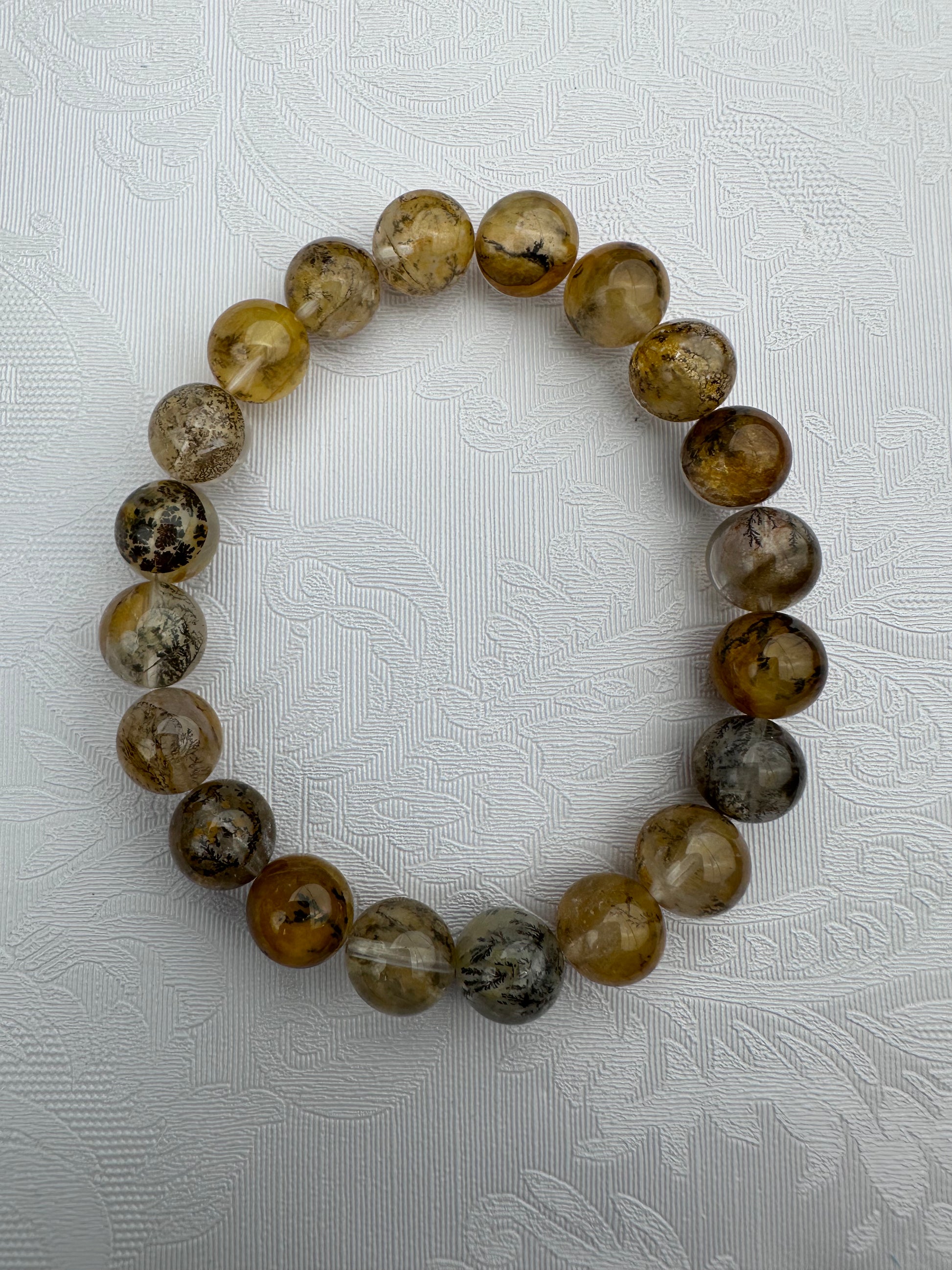 Dendritic Hematoid Quartz Bracelet