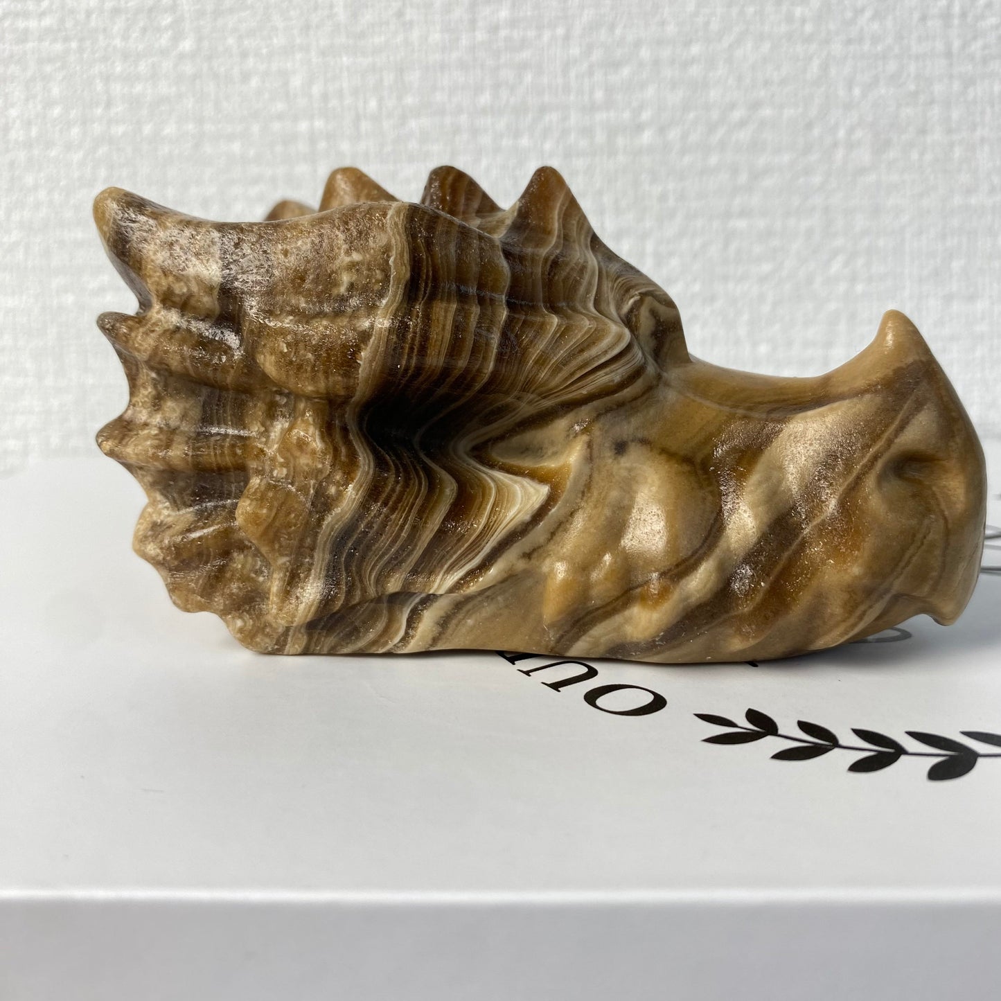 Chocolate Calcite Dragon Head