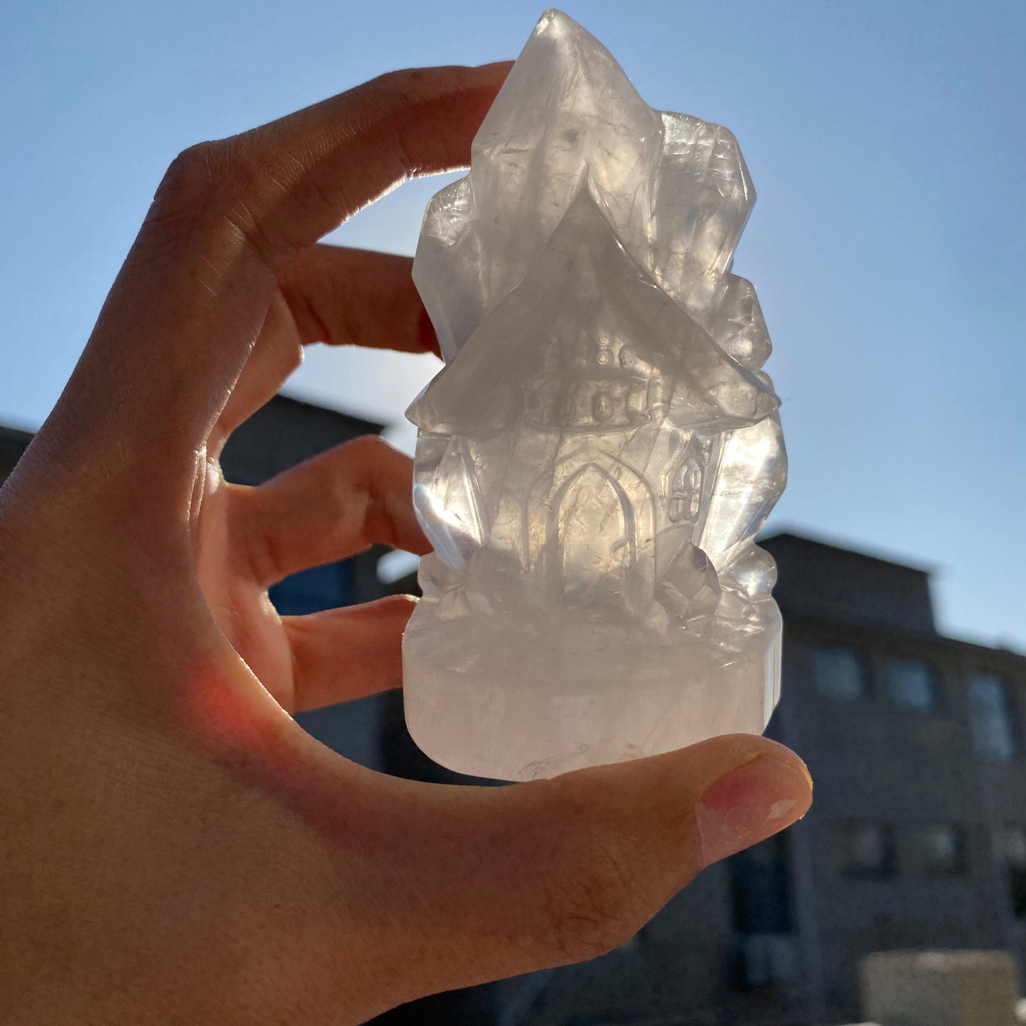 Clear Quartz Clusters House