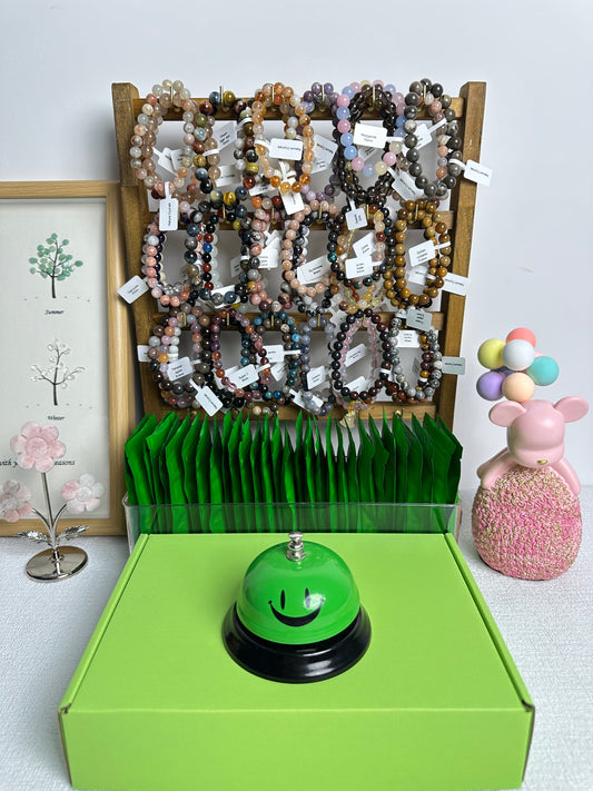 Natural Crystal Mystery Bracelets Jewelrys Bag