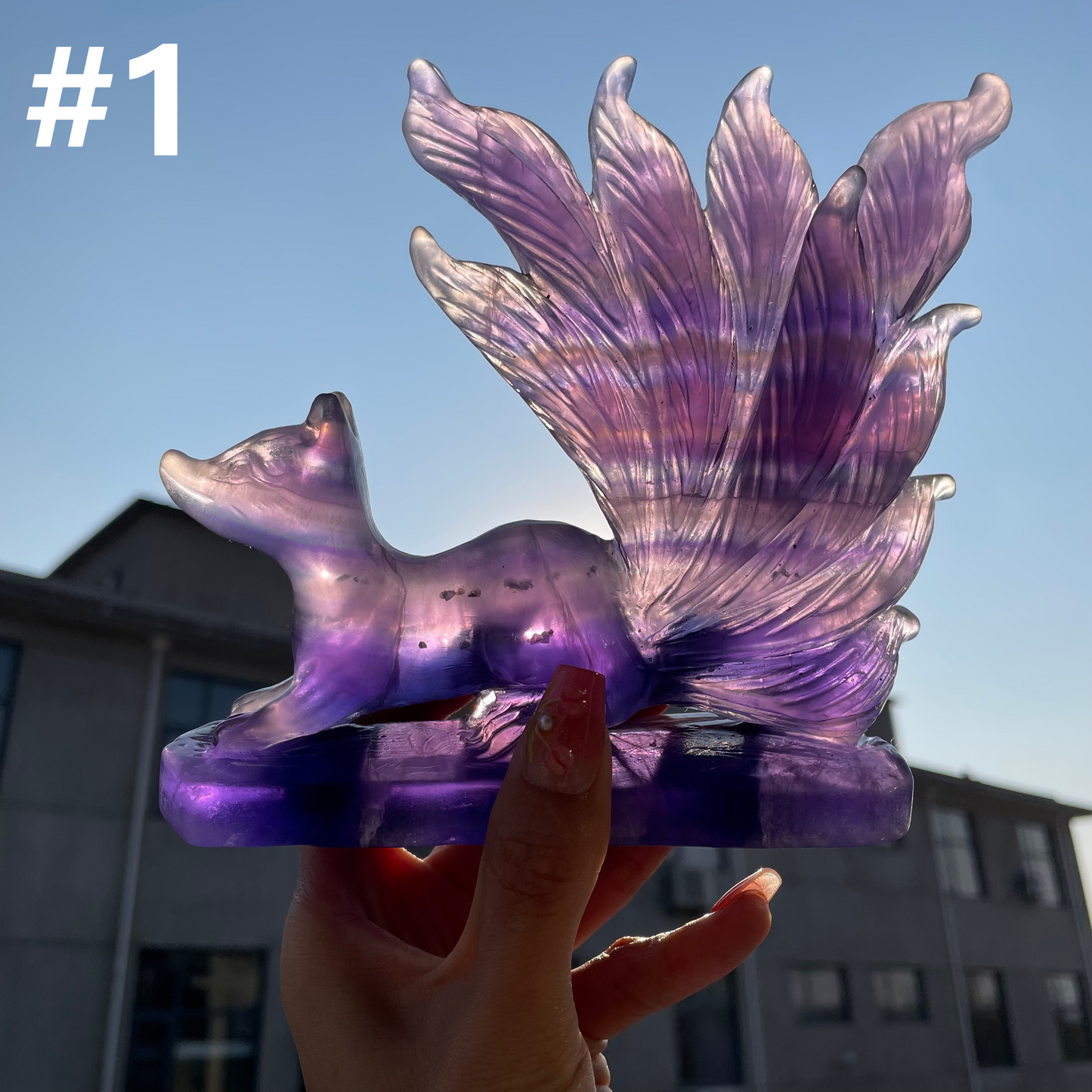 Fluorite Nine Tailed Fox
