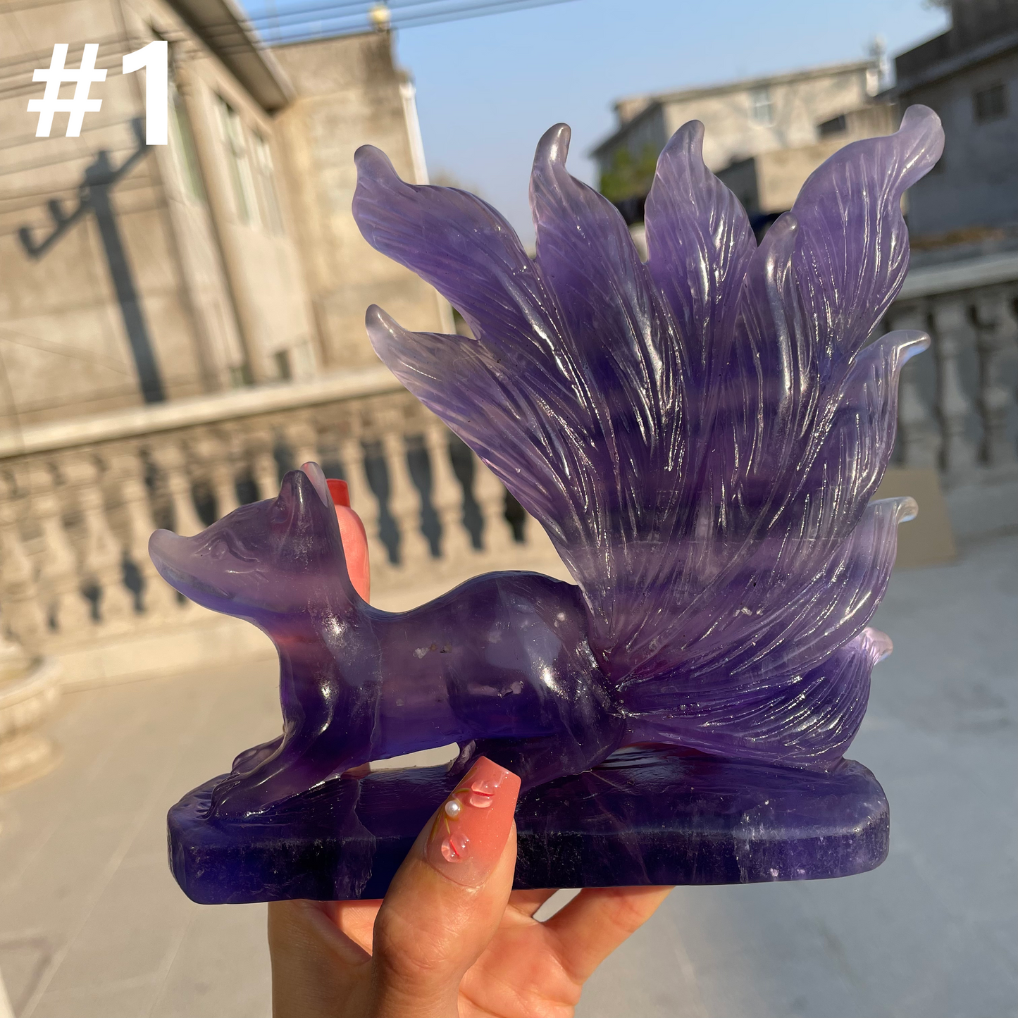 Fluorite Nine Tailed Fox