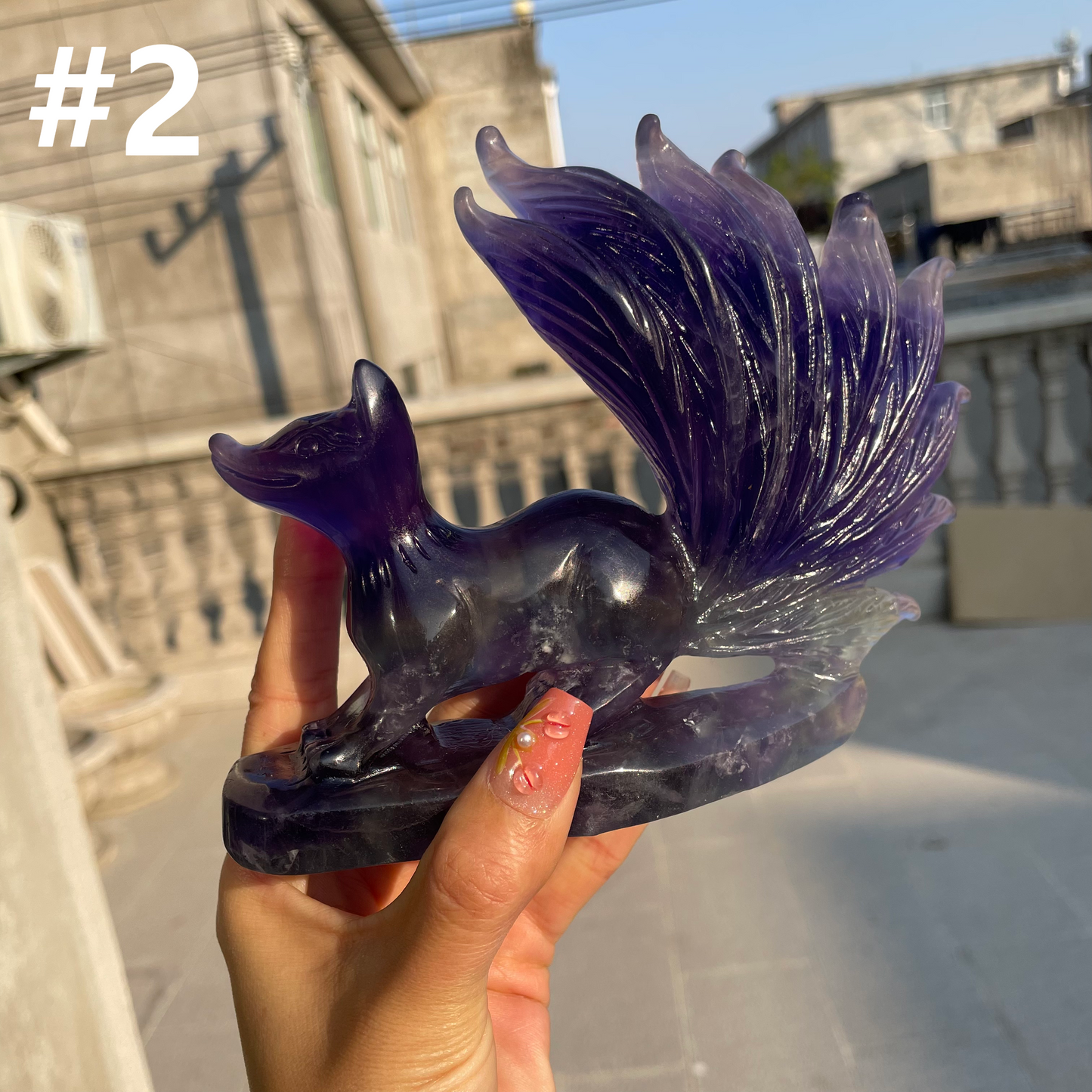 Fluorite Nine Tailed Fox