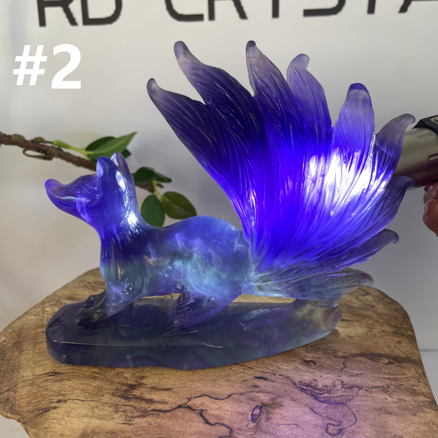 Fluorite Nine Tailed Fox