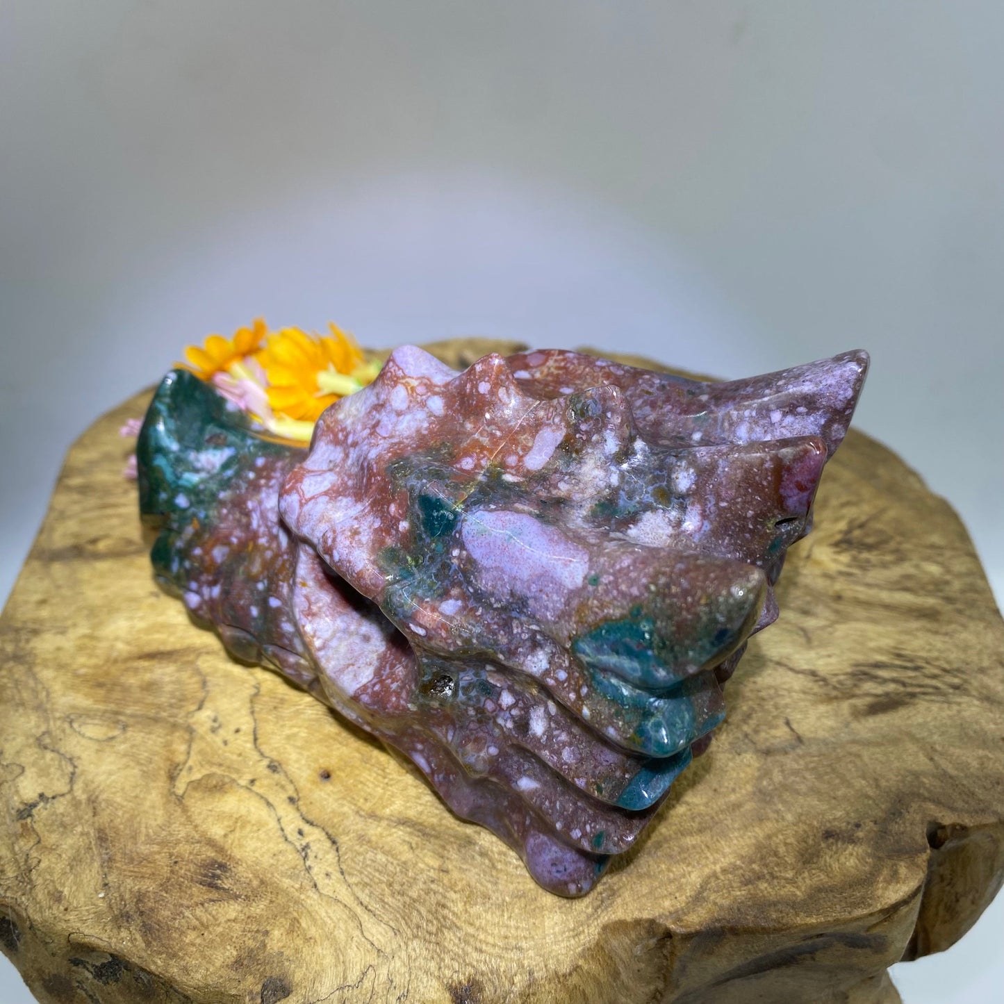 Ocean Jasper Dragon Head 3