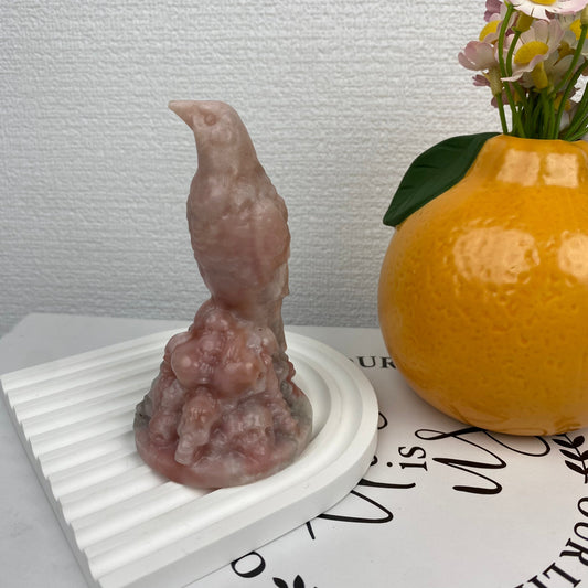 Pink Opal Skulls&Raven