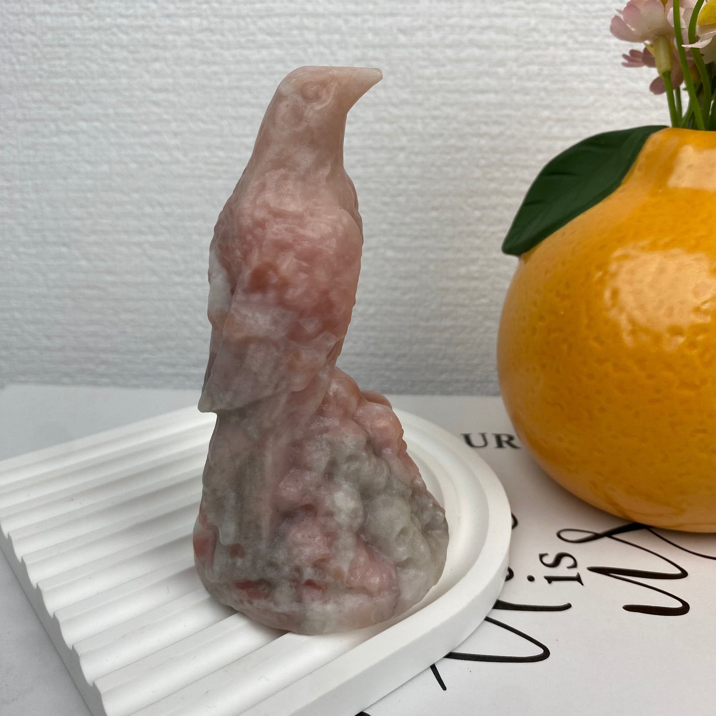 Pink Opal Skulls&Raven