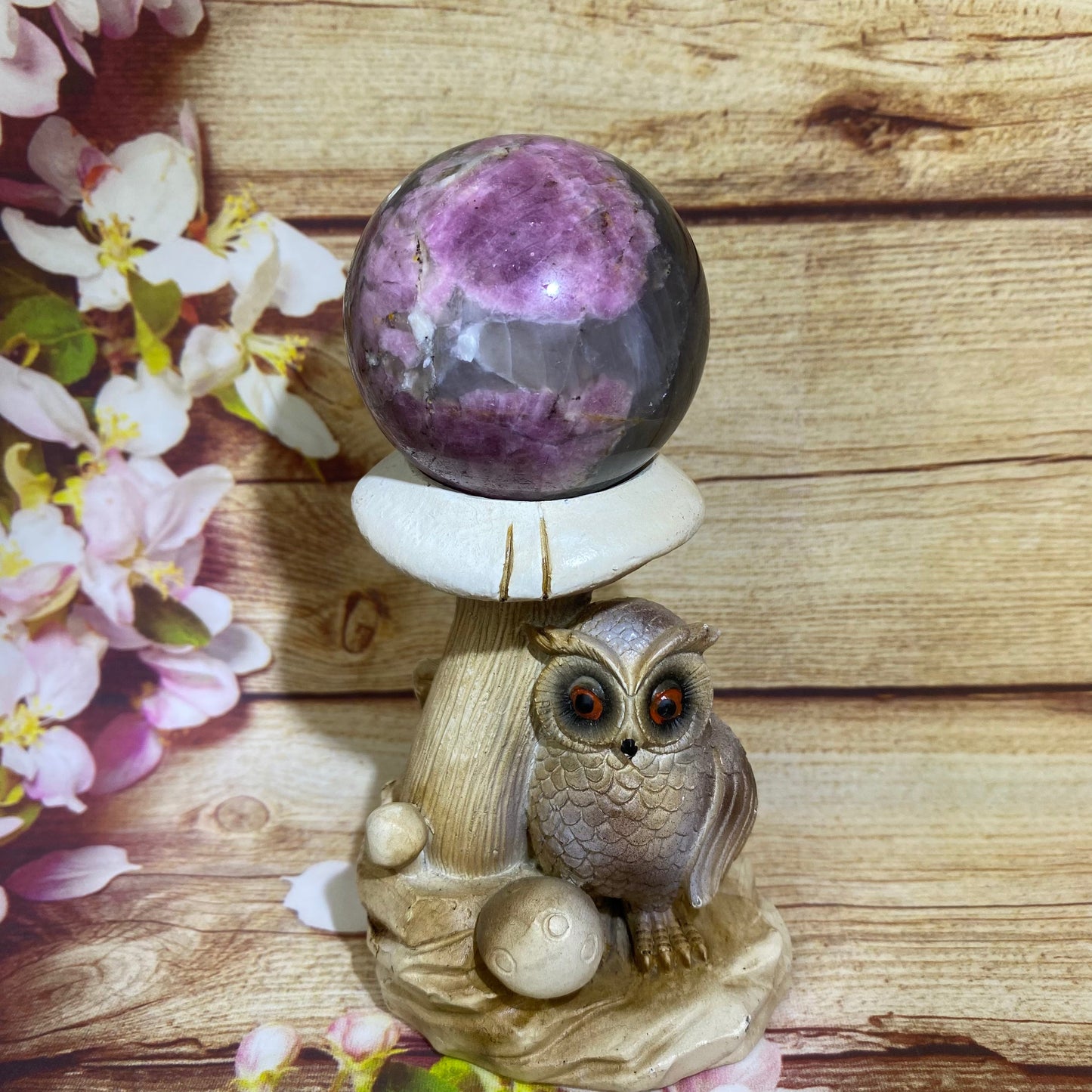 Pink Tourmaline Sphere