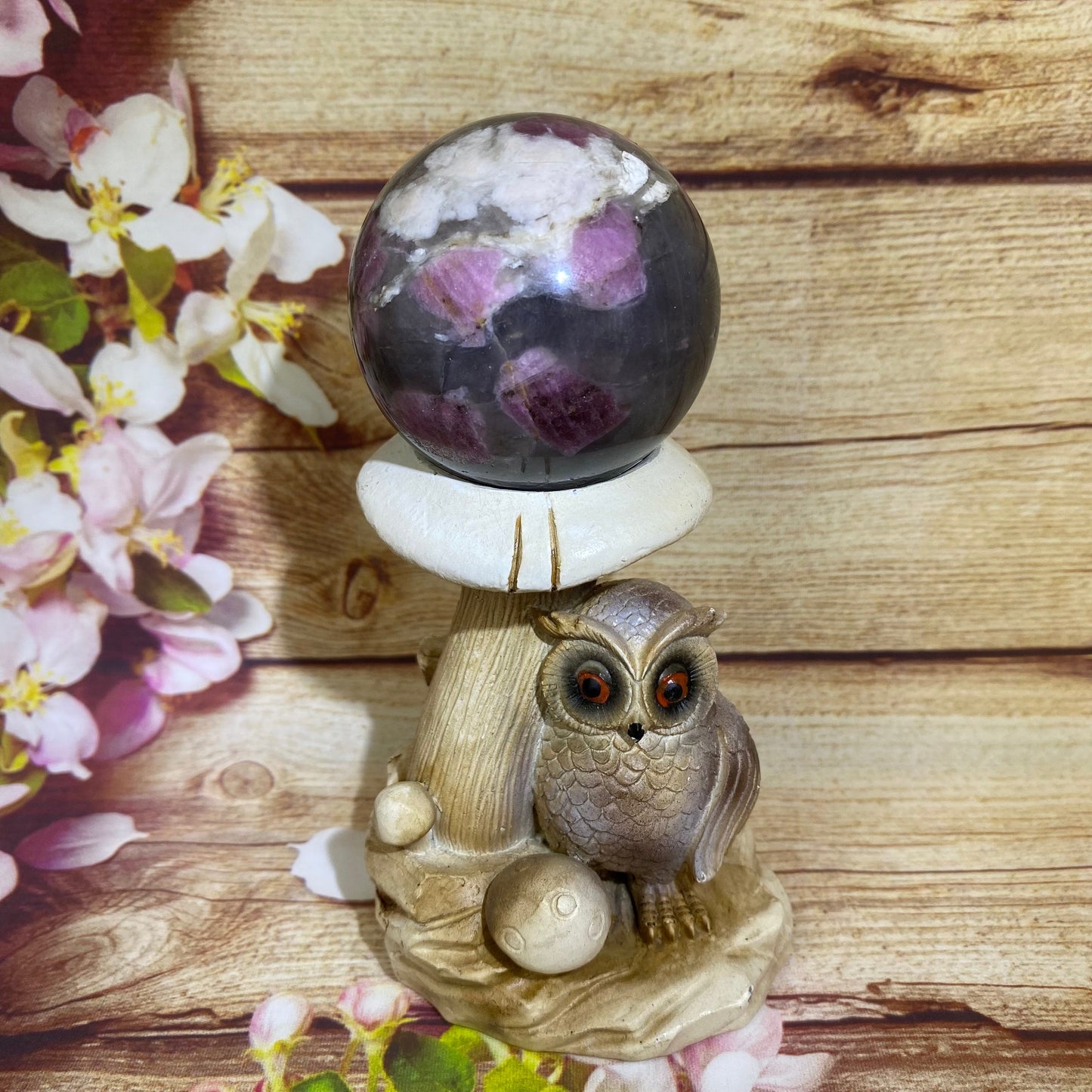 Pink Tourmaline Sphere