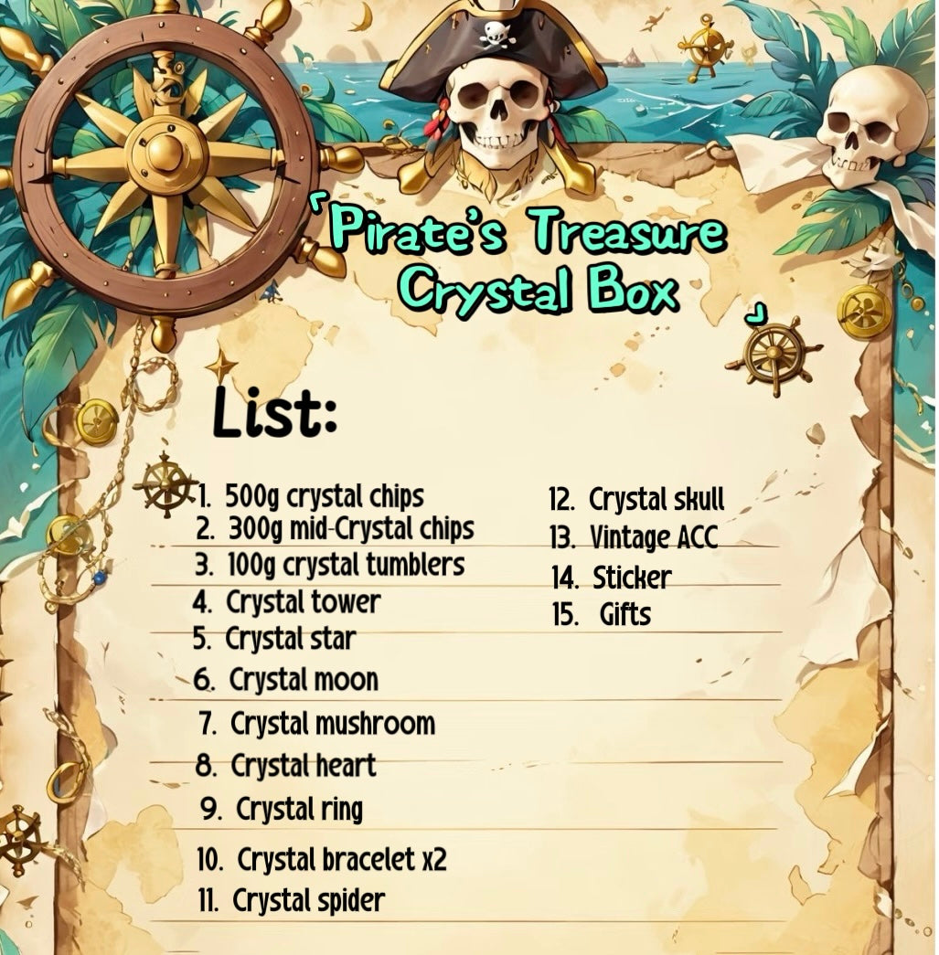 Pirate's Treasure Crystal Box