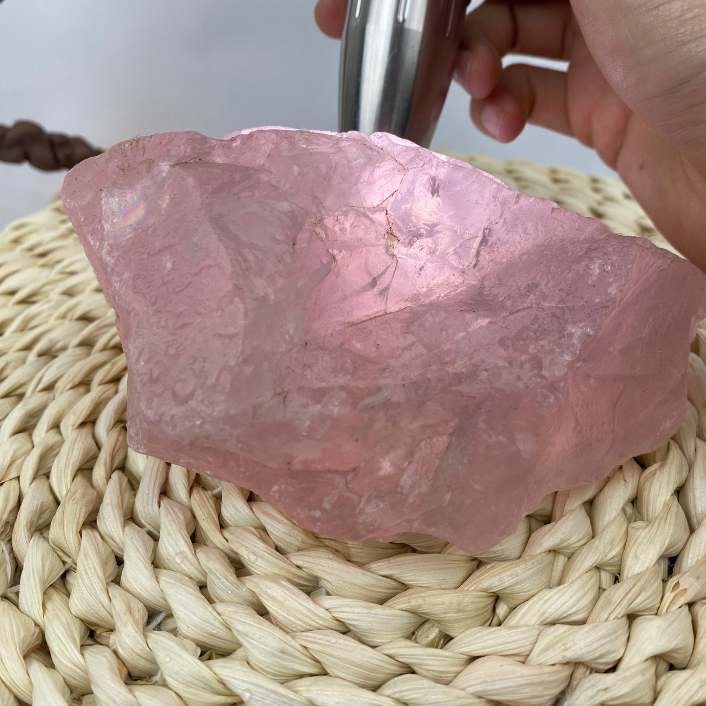 Raw Rose Quartz