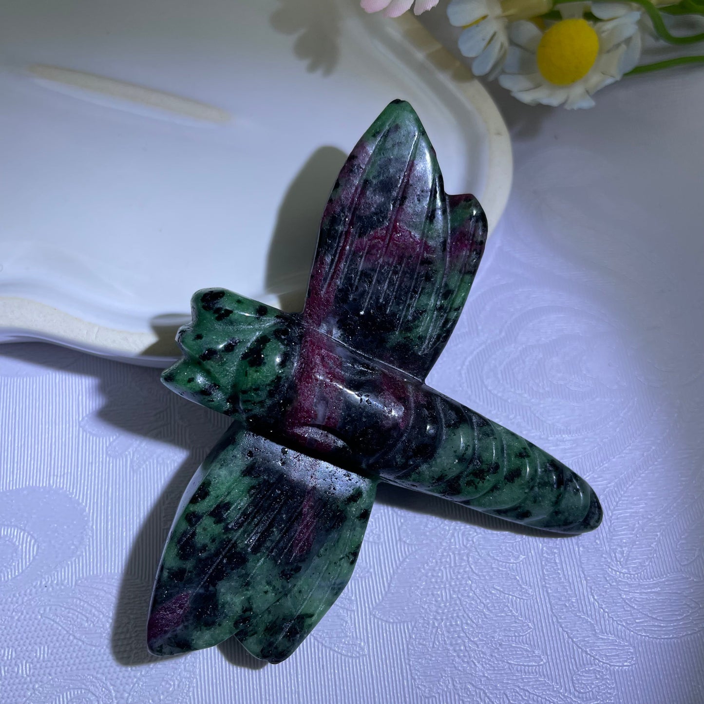 Ruby Zoisite Dragonfly