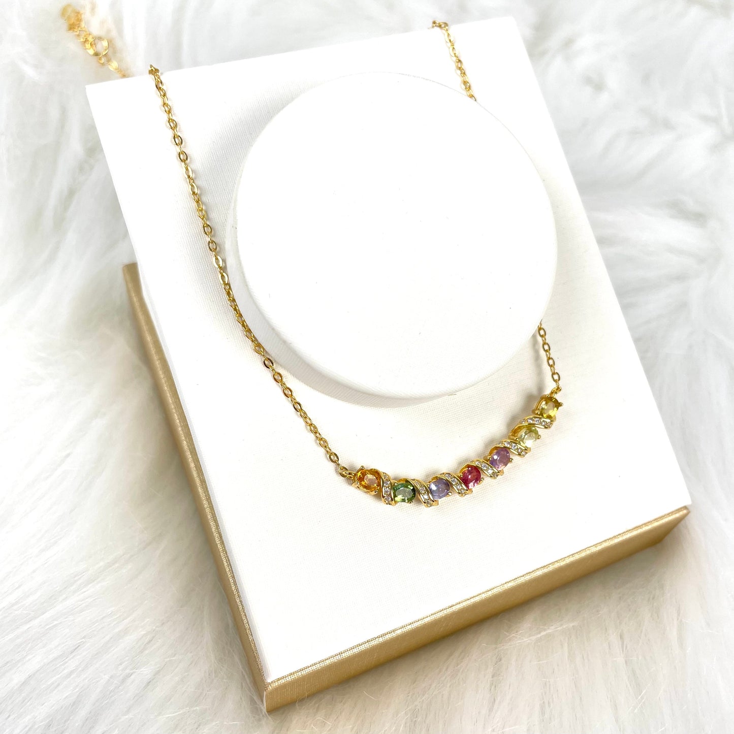 【S925】Smiling Tourmaline Necklace