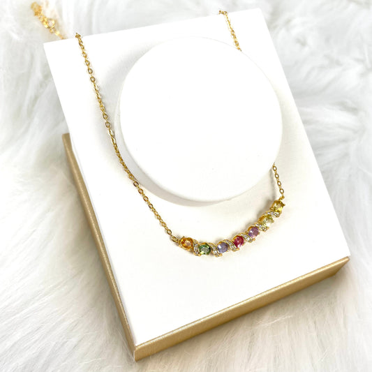 【S925】Smiling Tourmaline Necklace