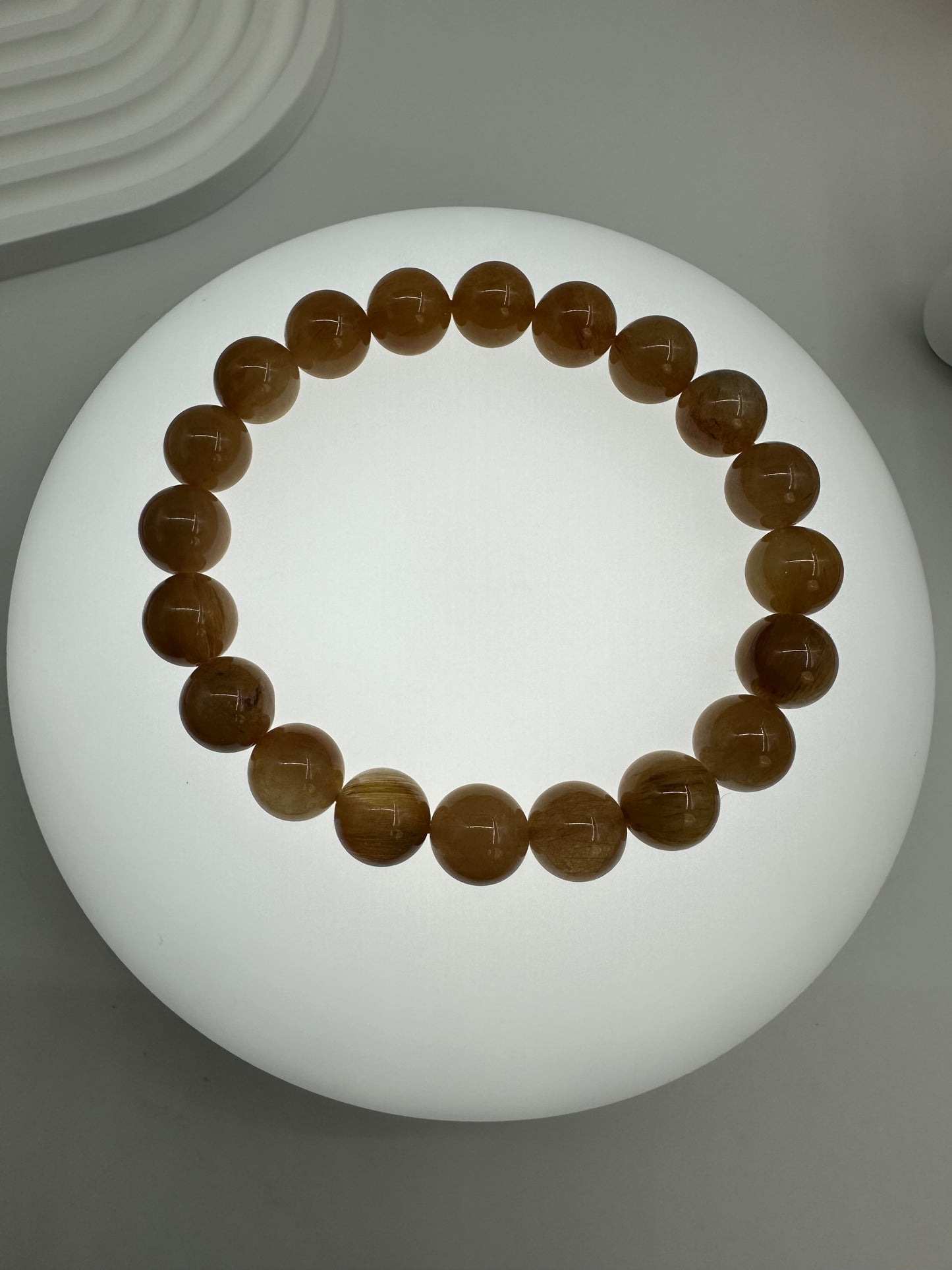 Yellow Rutilated Quartz Bracelet