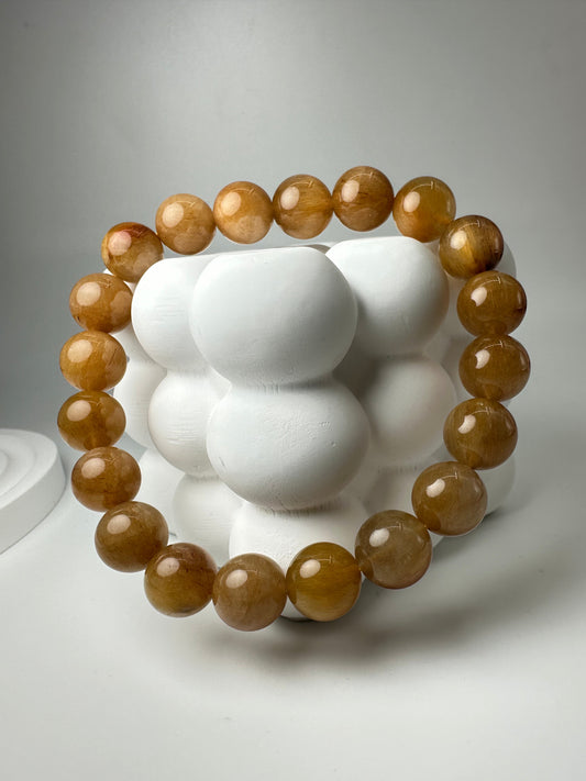 Yellow Rutilated Quartz Bracelet